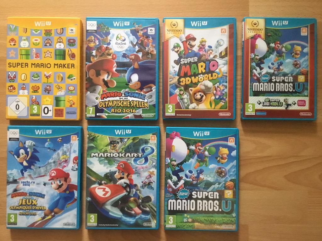 Nintendo Wii U games Mario, Enlèvement ou Envoi, Comme neuf