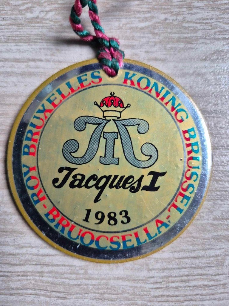 Carnaval medaille Brussel Koning Jacques I 1983, Enlèvement ou Envoi