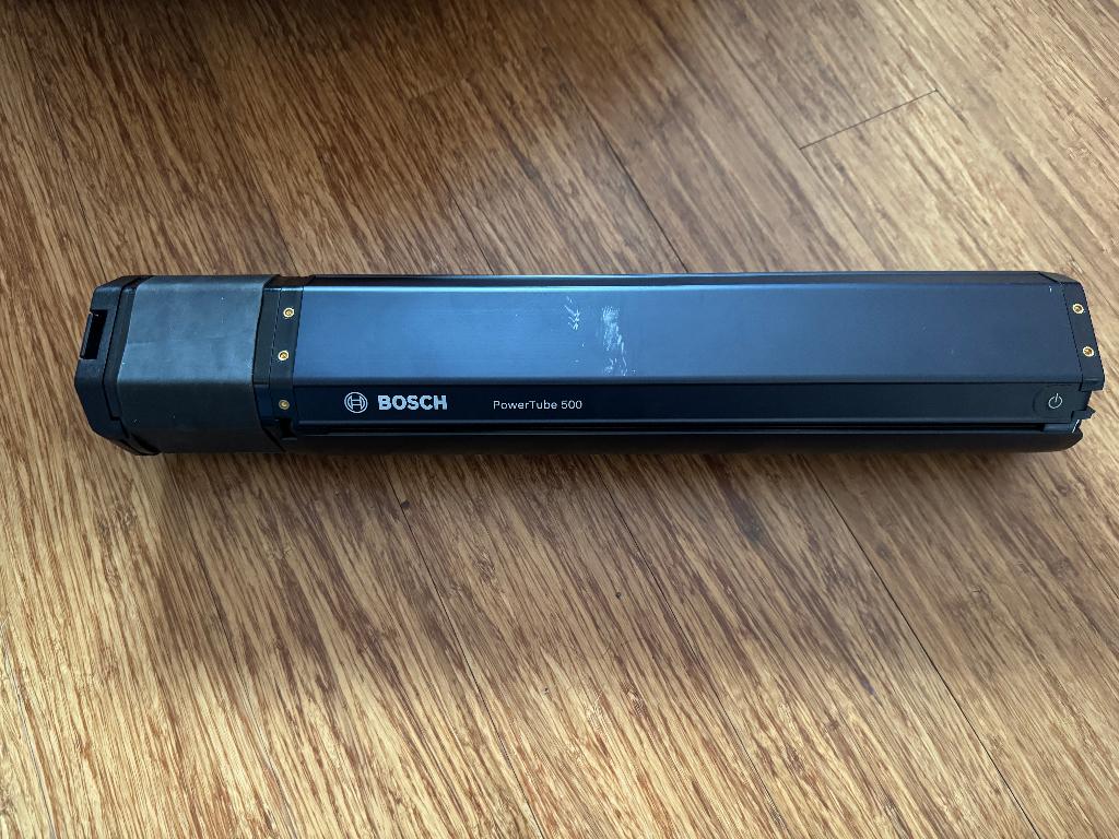 Bosch PowerTube 500 li-ion fietsbatterij, Fietsen en Brommers, Ophalen, Zo goed als nieuw