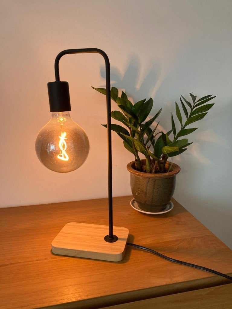 Ikea lamp voor op nachtkastje, Enlèvement, Comme neuf, Verre, Moins de 50 cm