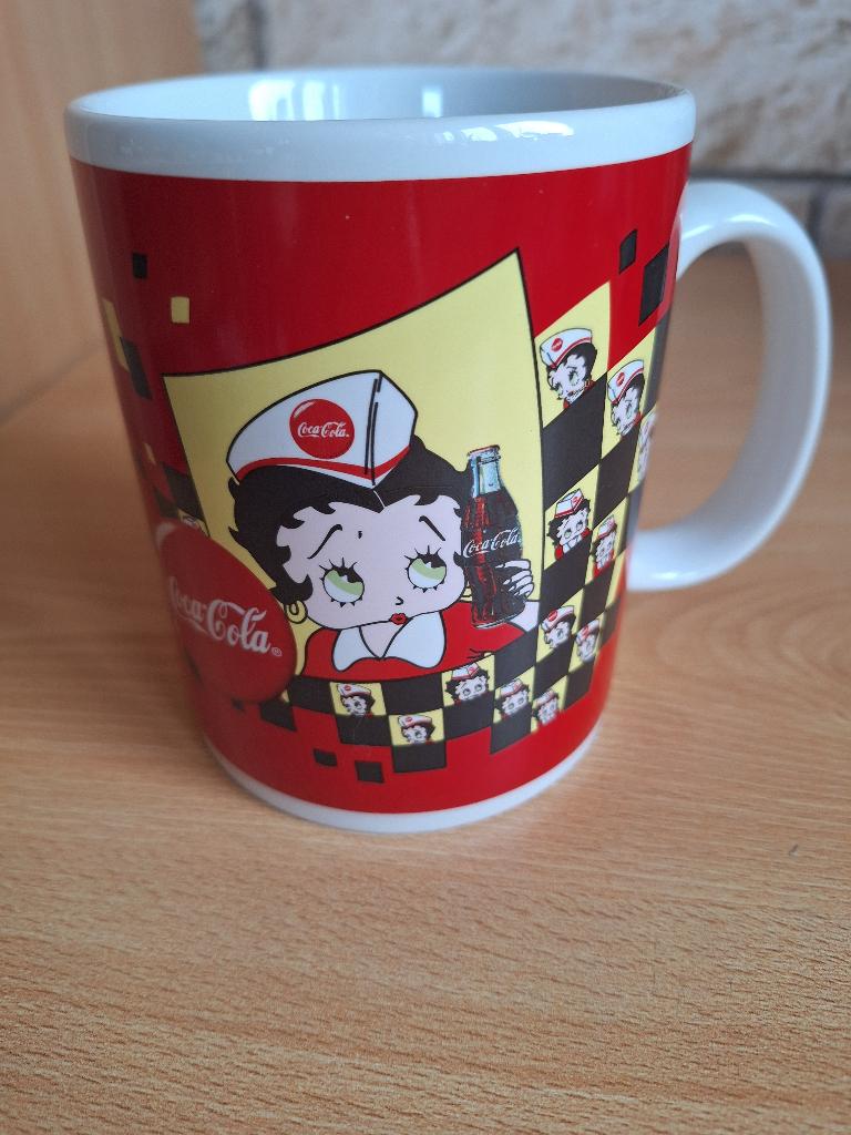 Betty Boop Vandor 2000 Coca-Cola mok, Verzamelen, Beelden en Beeldjes, Nieuw, Mens, Ophalen of Verzenden