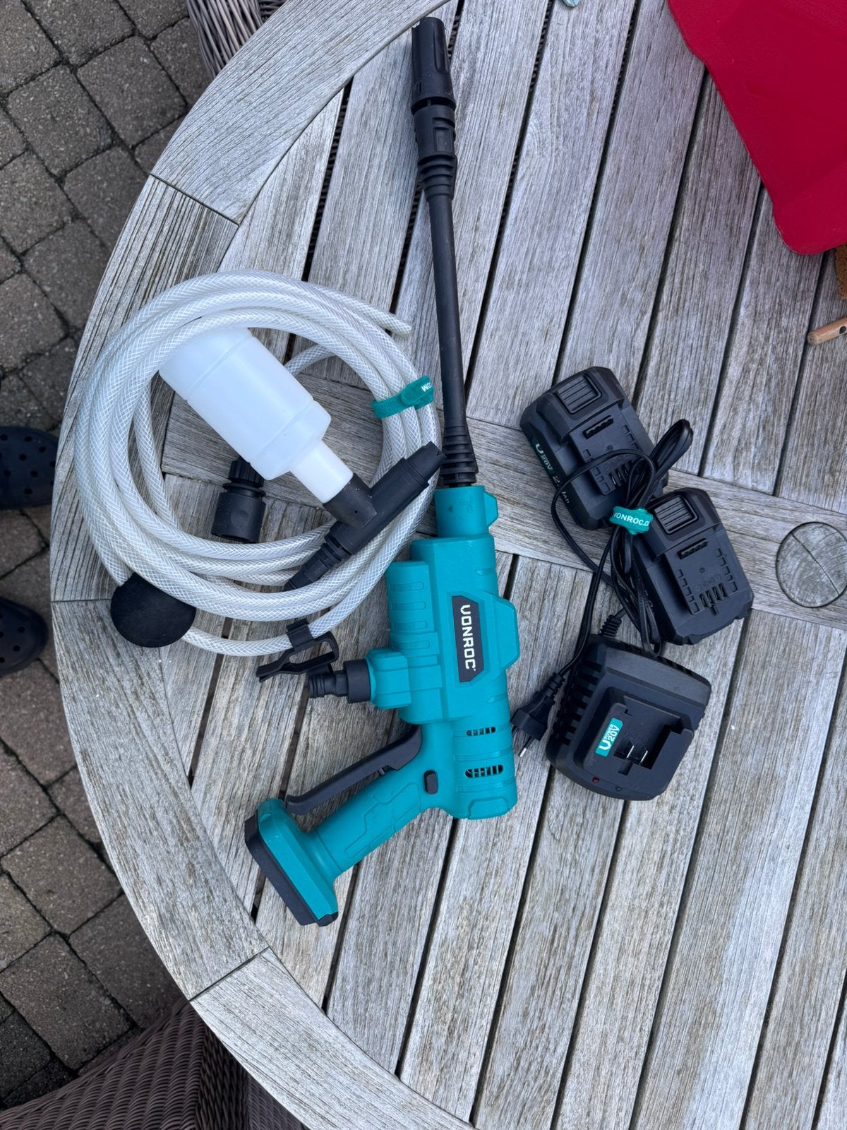 Hogedruksspuit, Ophalen, Zo goed als nieuw