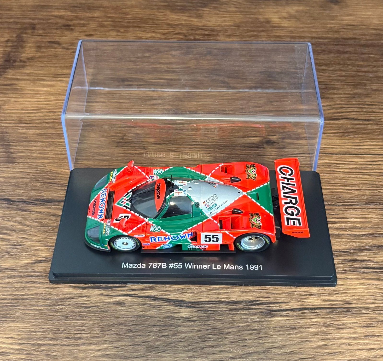 1/43 Hachette Spark Mazda 787B #55 Le Mans 1991, Ophalen of Verzenden, Zo goed als nieuw