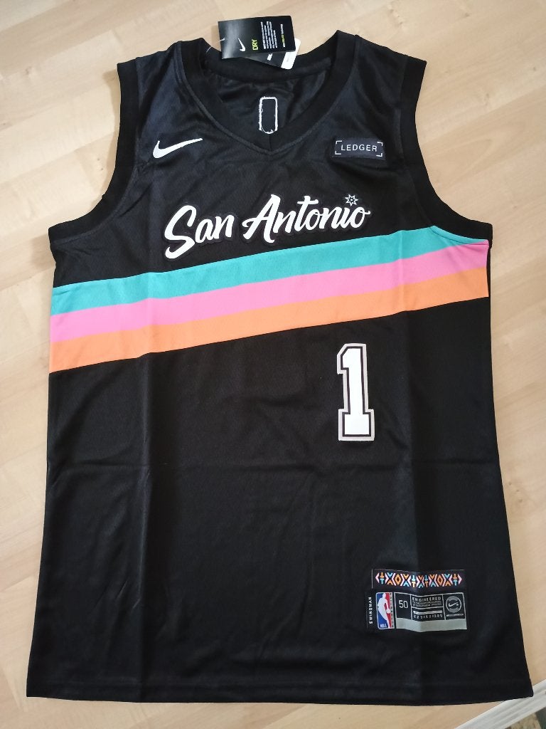 San Antonio Spurs Jersey Wembanyama maat: L, Sport en Fitness, Basketbal, Ophalen of Verzenden, Nieuw, Kleding