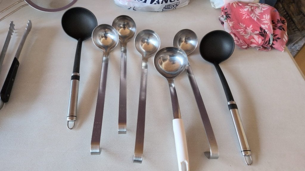 7 pollepels - 30€ voor alle 7st, Ophalen of Verzenden