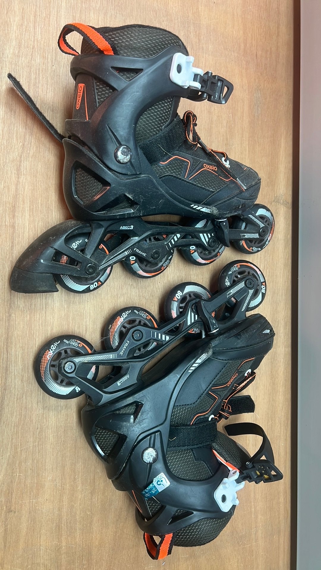 Skeelers Oxelo, Gebruikt, Kinderen, Inline skates 4 wielen, Ophalen