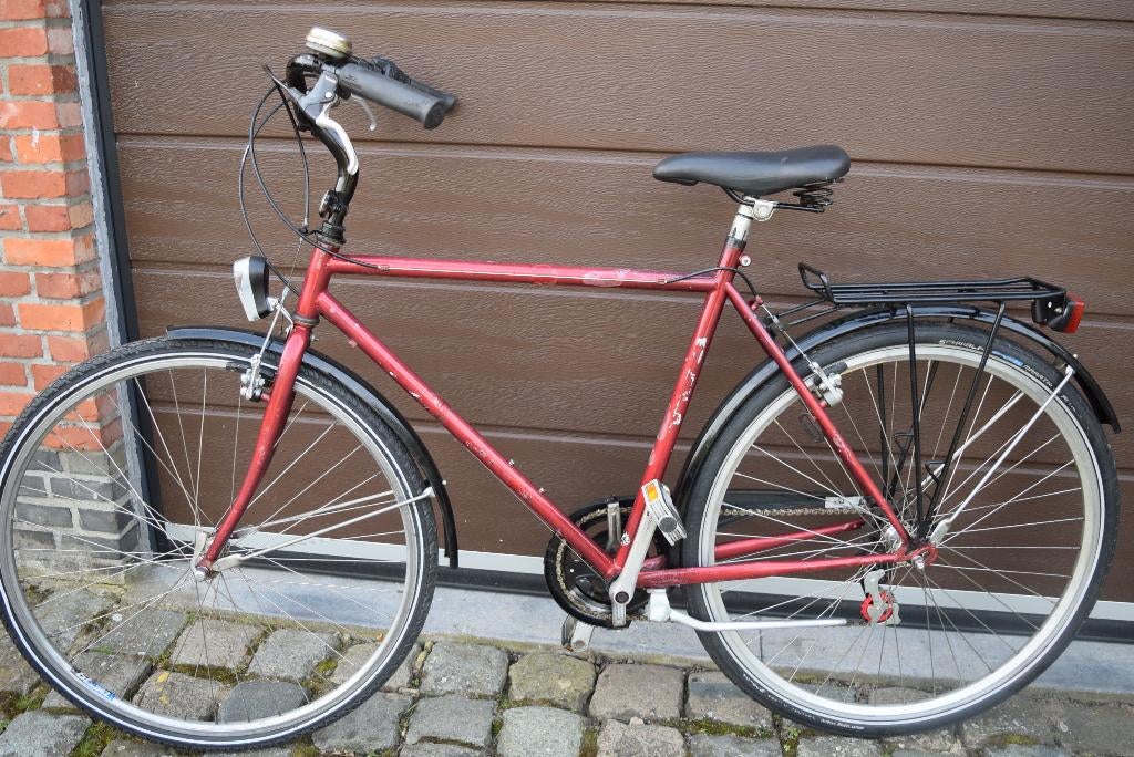 HERENFIETS 7 VIT, Vélos & Vélomoteurs, Vélos | Hommes | Vélos pour homme, Utilisé, Autres marques, 53 à 57 cm, Vitesses, Frein sur jante