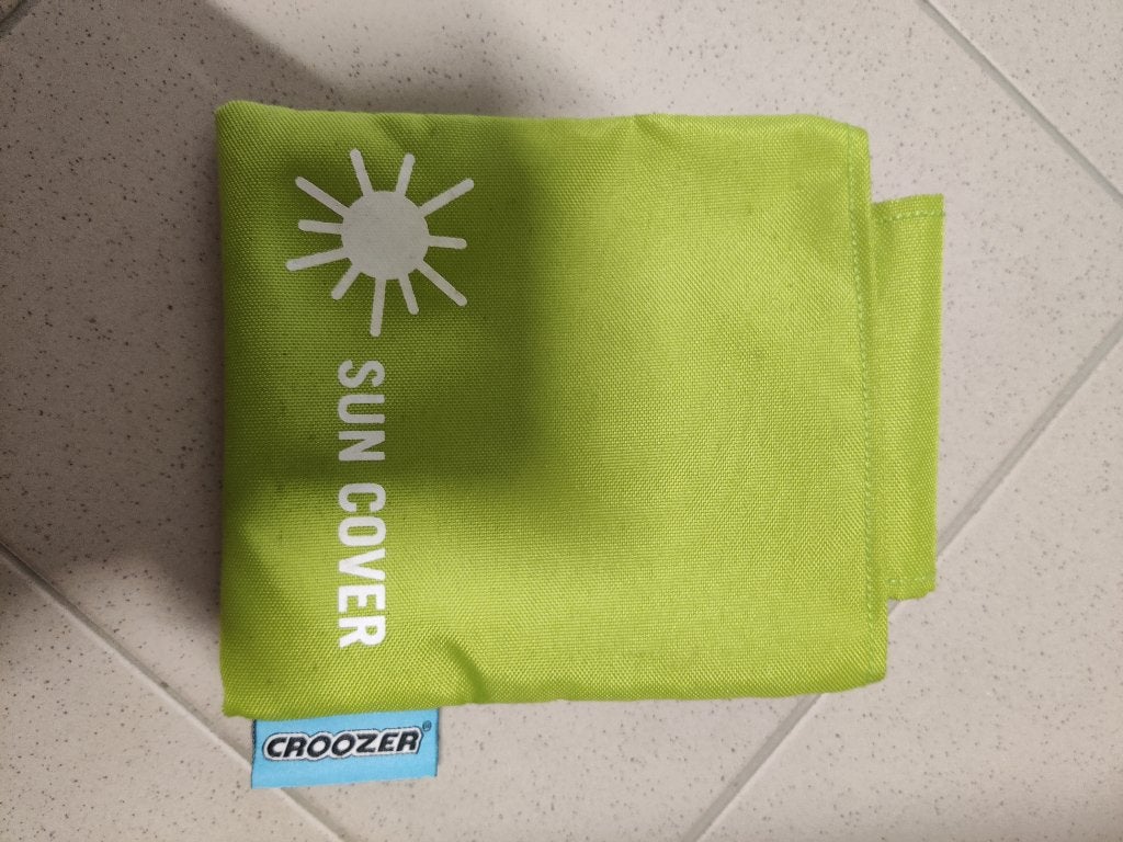 Croozer fietskar sunscreen, Fietsen en Brommers, Ophalen, Zo goed als nieuw, Kinderkar