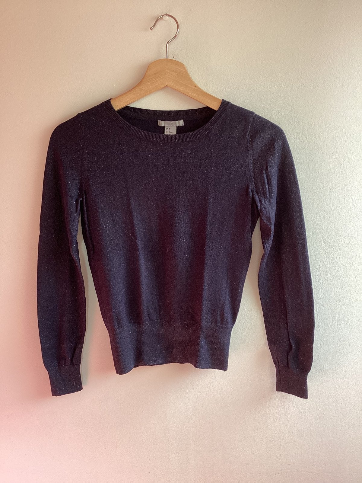 Pulletje H&M xs, Ophalen of Verzenden, Zo goed als nieuw, Maat 34 (XS) of kleiner, Blauw