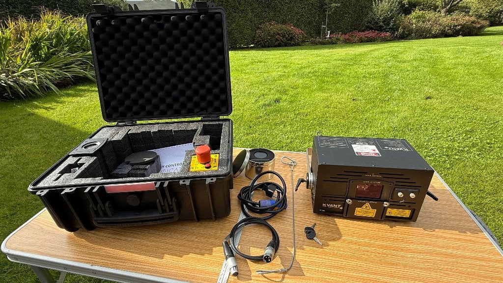 kvant clubmax 2000 laser, Musique & Instruments, Enlèvement, Utilisé, Laser, Couleur