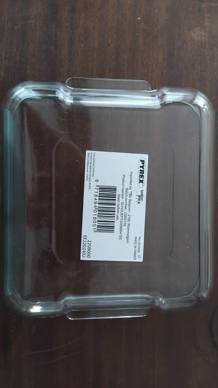 Klein pyrexschaaltje NIEUW, altijd met het etiket, Huis en Inrichting, Keuken | Servies, Klassiek, Overige typen, Nieuw, Ophalen of Verzenden