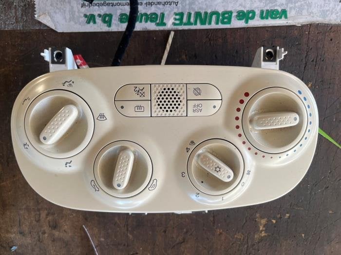 Panneau de commandes chauffage d'un Fiat 500, -, 3 mois de garantie, Utilisé, Fiat