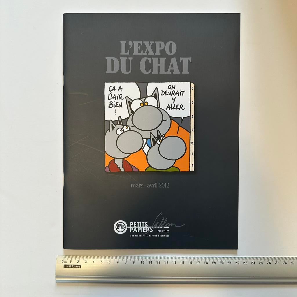 Philippe Geluck : Le Chat catalogue de vente Petits Papiers, Verzamelen, Stripfiguren, Zo goed als nieuw, Boek of Spel, Overige figuren