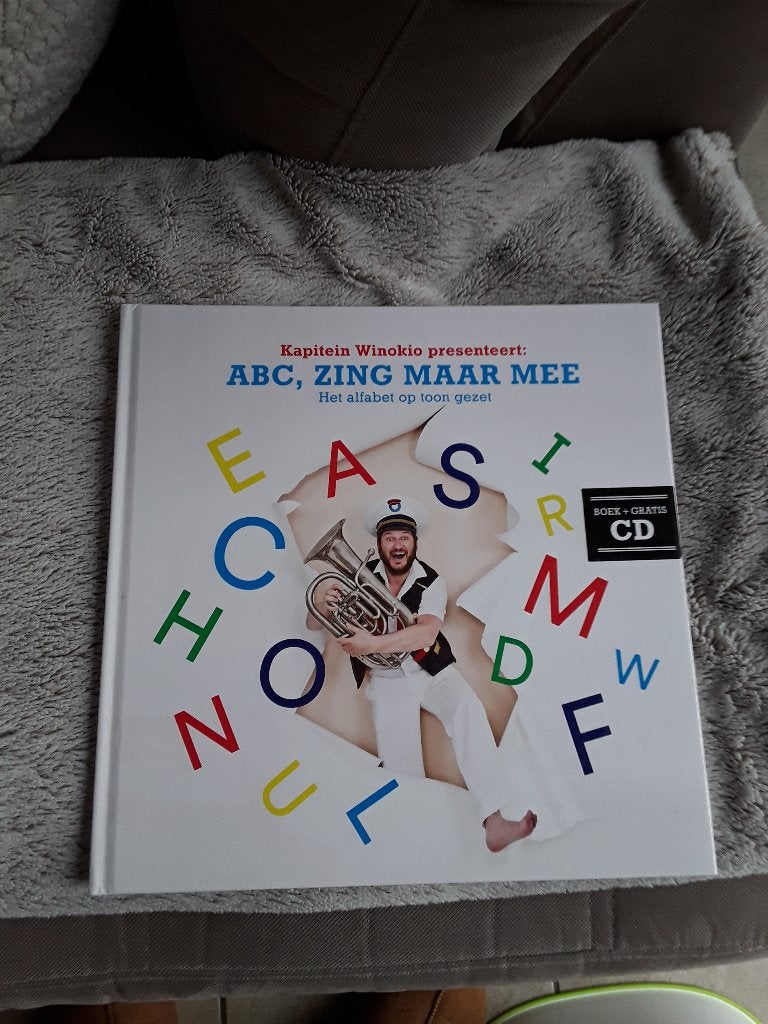kapitein winokio leer het abc al zingend mee boek en CD, Boeken, Ophalen of Verzenden, Nieuw