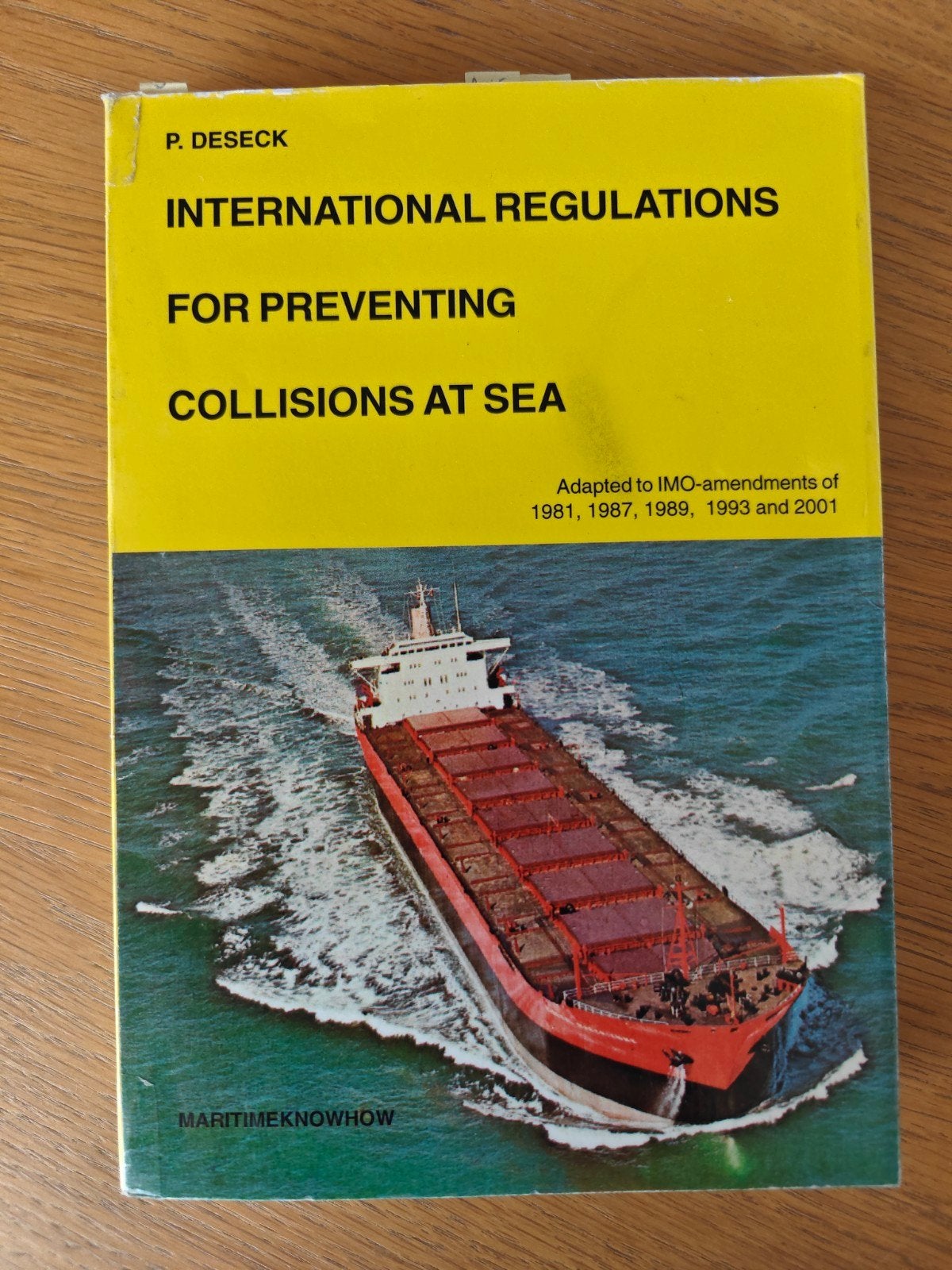 International regulations for preventing collisions at sea, Boeken, Vervoer en Transport, Ophalen of Verzenden, Gelezen, Pierre Deseck