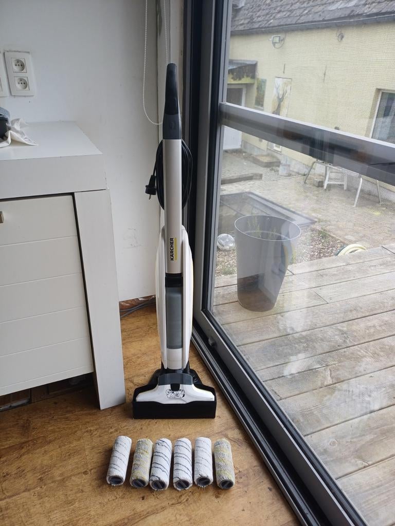 Kärcher vloerreiniger met 6 microvezelrollen, Enlèvement