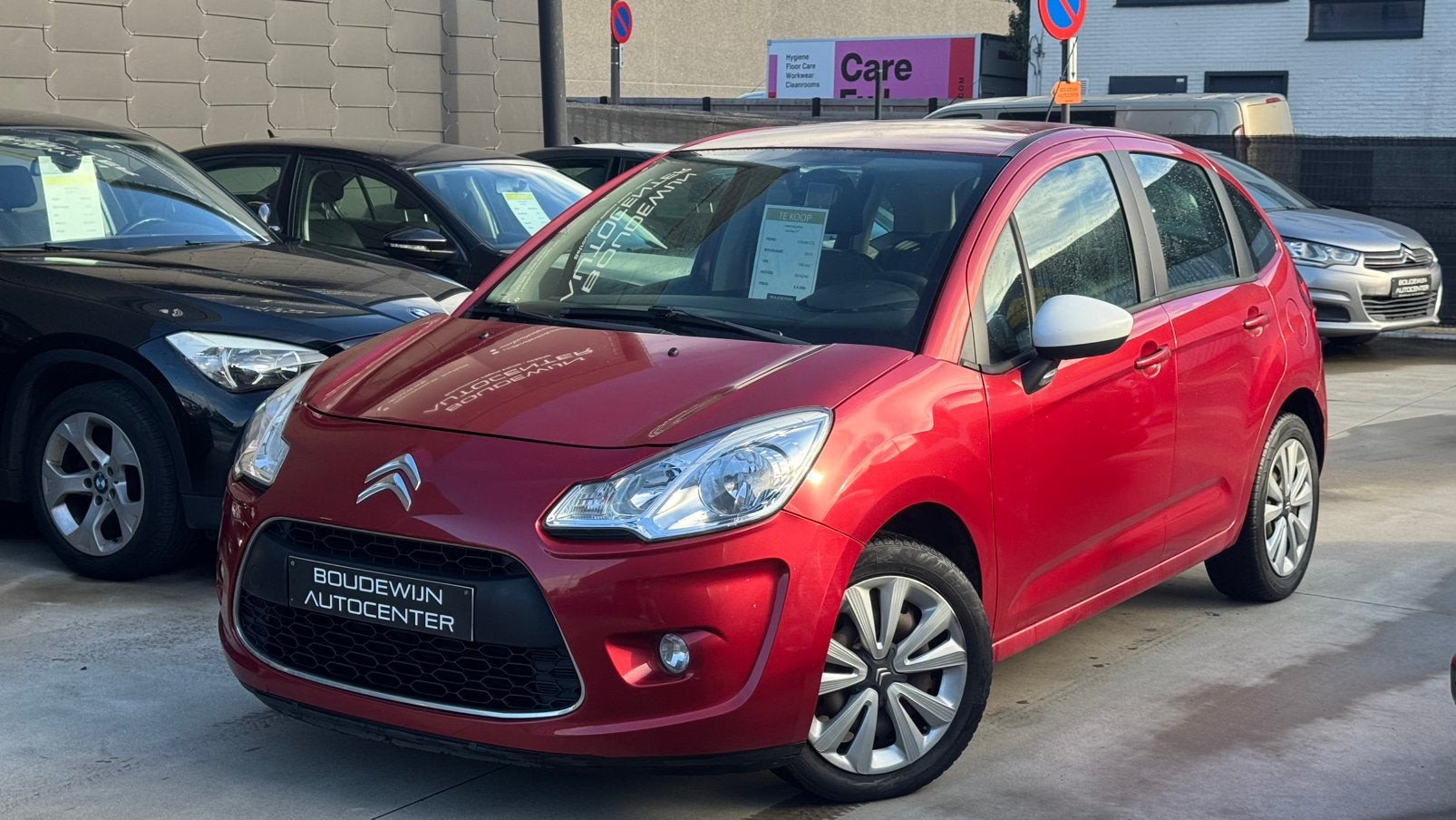 Citroën C3 1.2Benzine 168.xxxkm/Parkeersensor, Gekeurd, Auto's, Voorwielaandrijving, Stof, Zwart, Verwarmde buitenspiegels