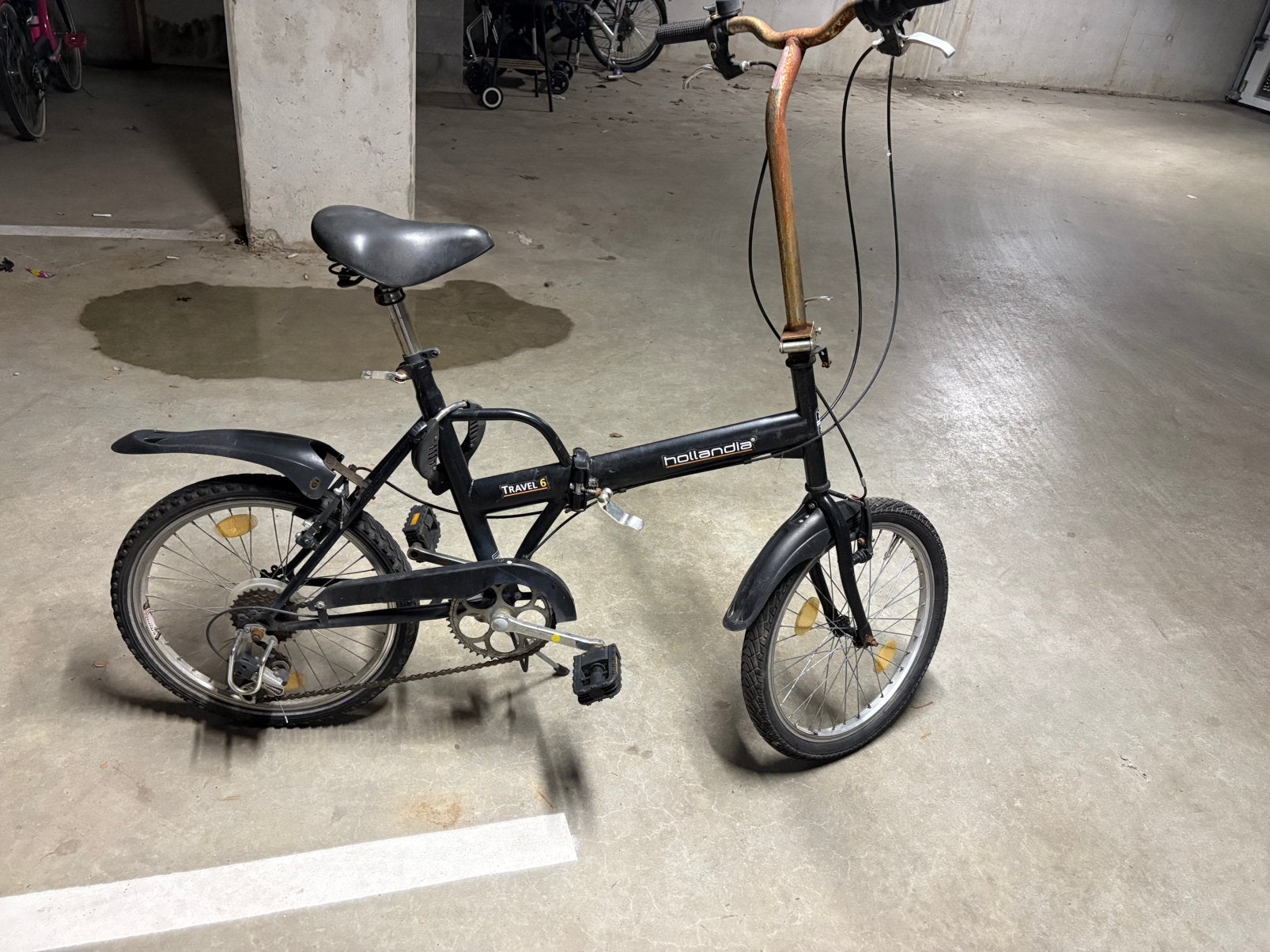 Plooifiets, Enlèvement, Utilisé