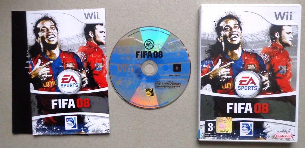 FIFA 08 voor de Nintendo Wii Compleet, Ophalen of Verzenden, Zo goed als nieuw
