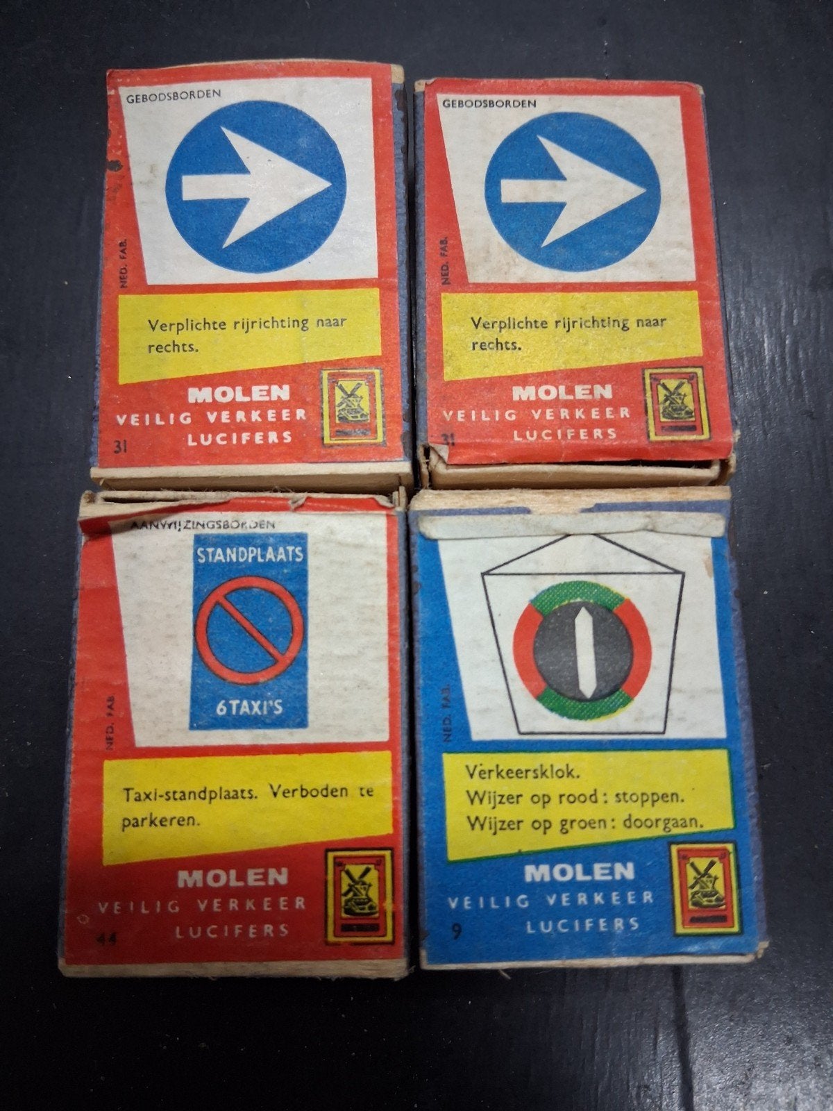 lucifer doosjes  veilig verkeer, Ophalen