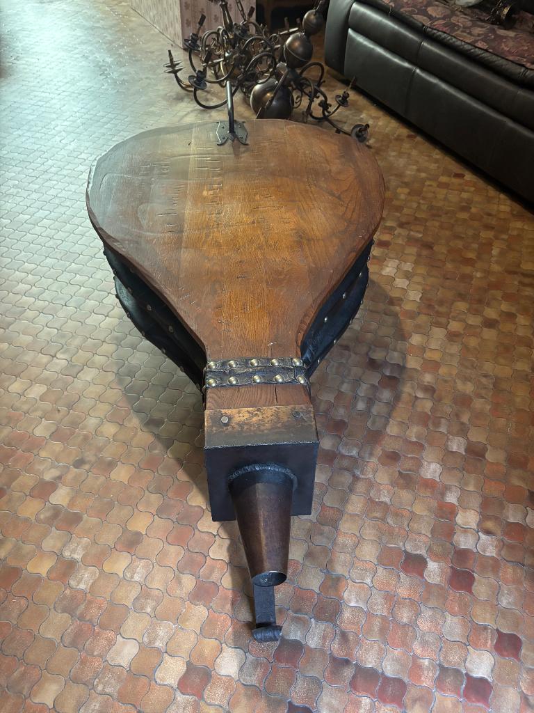 Table de salon en soufflet, Enlèvement, Utilisé, 50 à 100 cm, Chêne