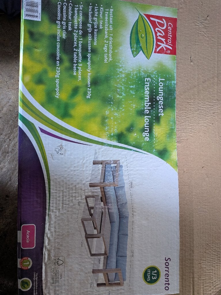 Loungeset, Tuin en Terras, Tuinsets en Loungesets, Ophalen, 5 zitplaatsen, Gebruikt, Bank
