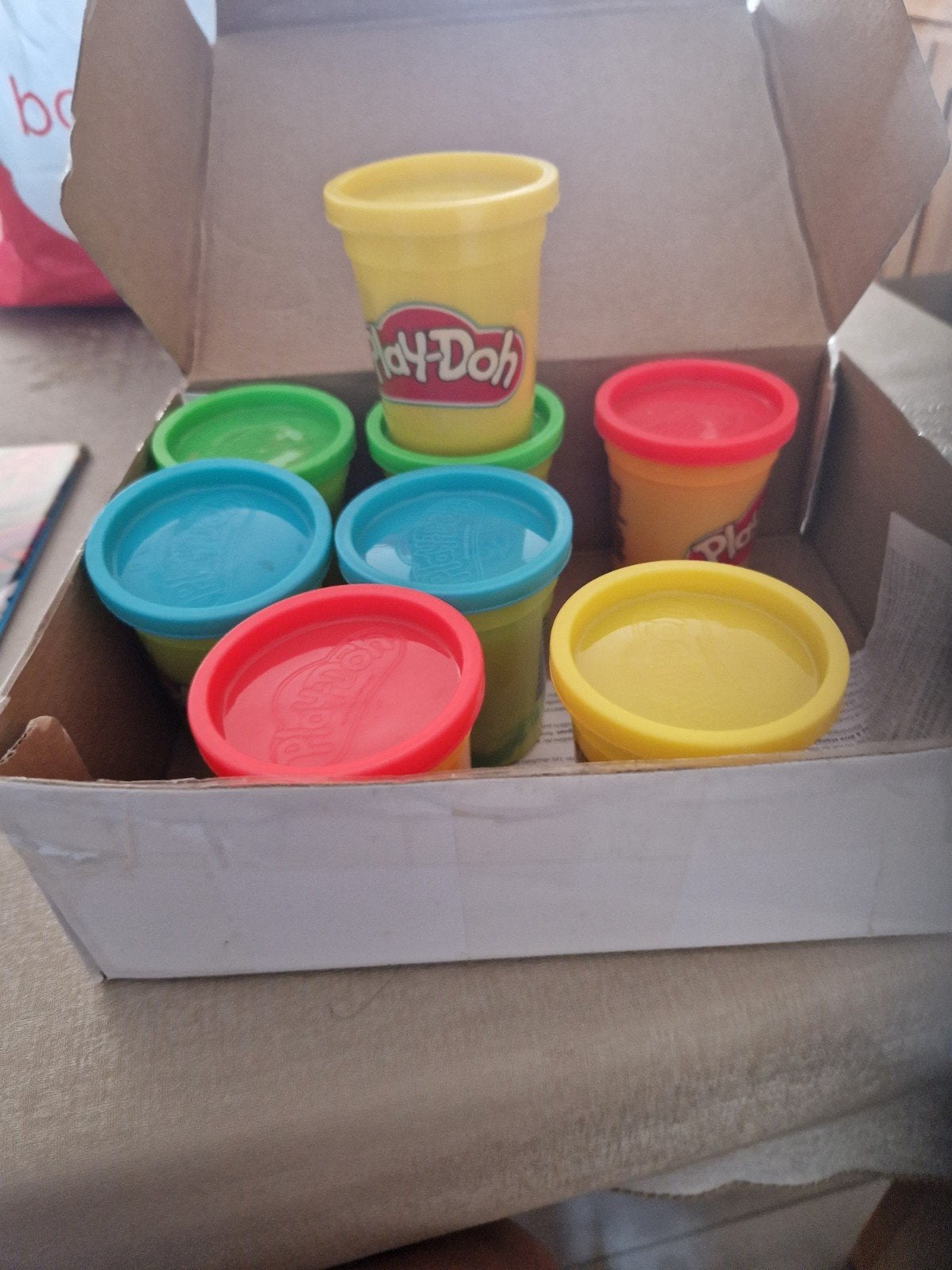 play doh, Ophalen