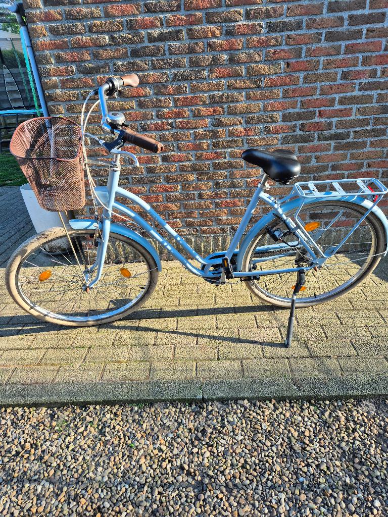 Fiets decathlon voor dames, Gebruikt, Velgrem, Versnellingen, Ophalen