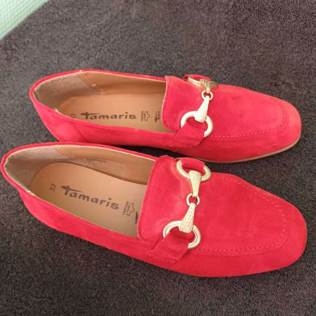 Chaussures framboise, Tamaris, Autres couleurs, Comme neuf, Enlèvement