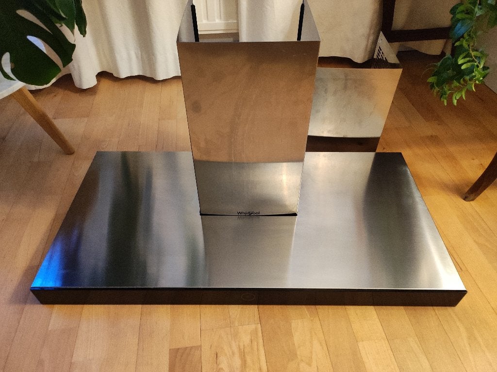 Hotte Whirlpool - bon état, Electroménager, 600 à 800 m³/h, Recyclage, Hotte murale, Comme neuf