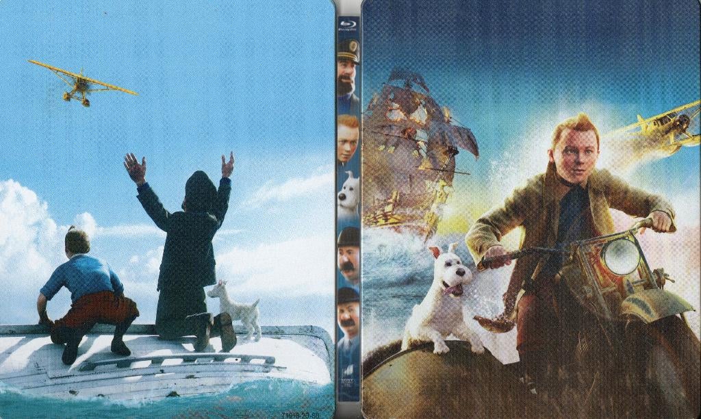 the adventures of tintin"steelbook"(b-r + b-r bonus) nieuw, Ophalen of Verzenden, Zo goed als nieuw, Avontuur