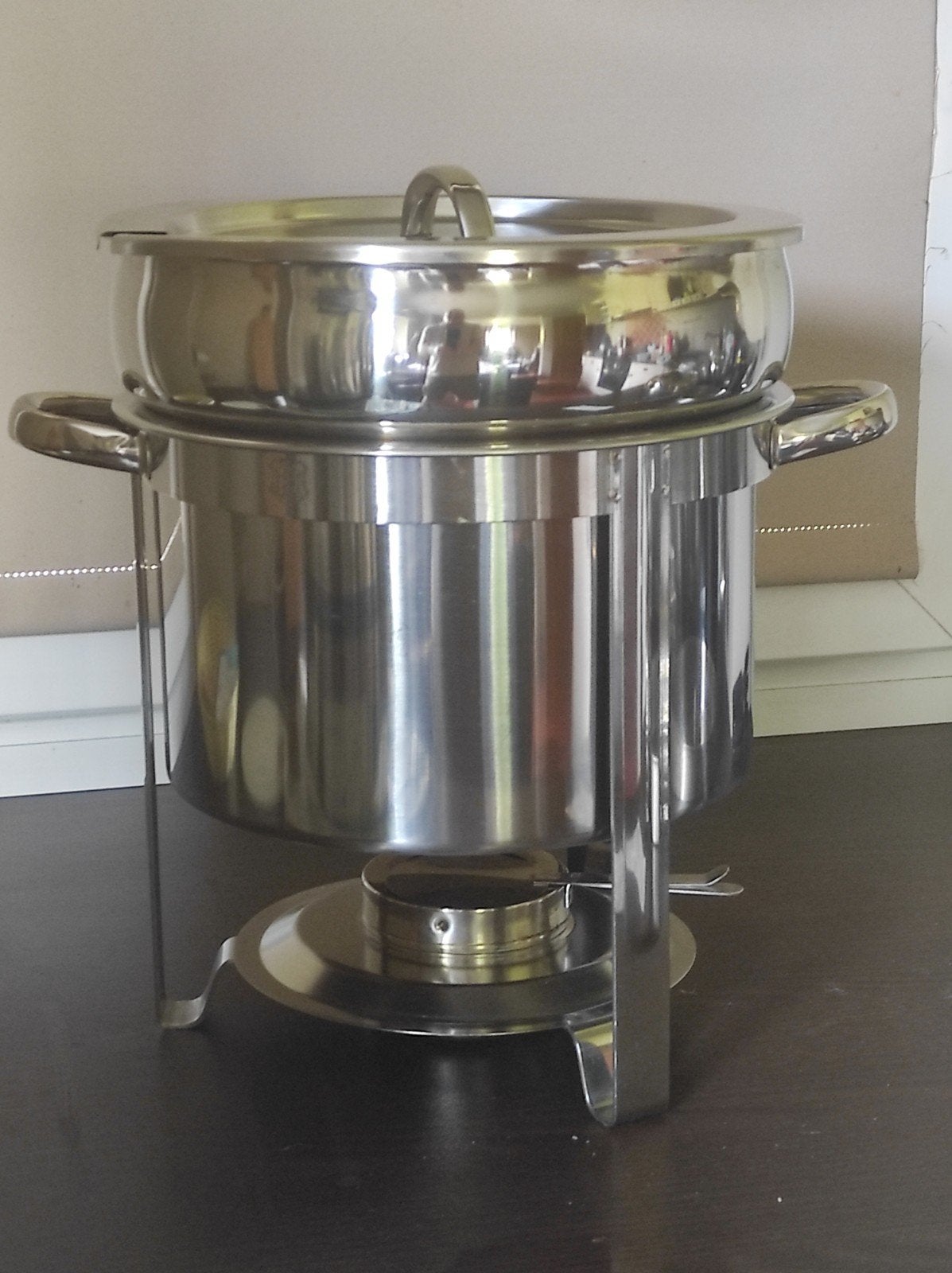 Chafing dish (potage-vin chaud), Ophalen