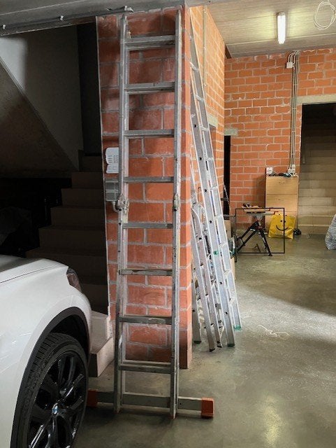 plooiladder Krause, Doe-het-zelf en Bouw, Ophalen, Gebruikt