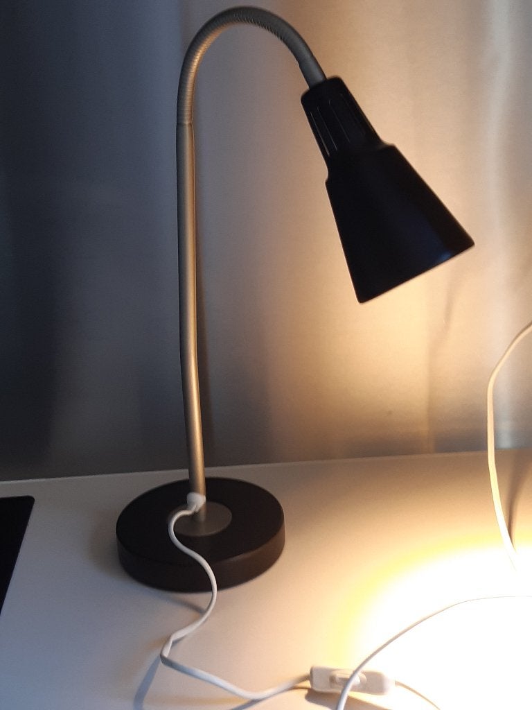 bureau lamp ikea, Bureaulamp, 44 cm, Ophalen of Verzenden, Zo goed als nieuw