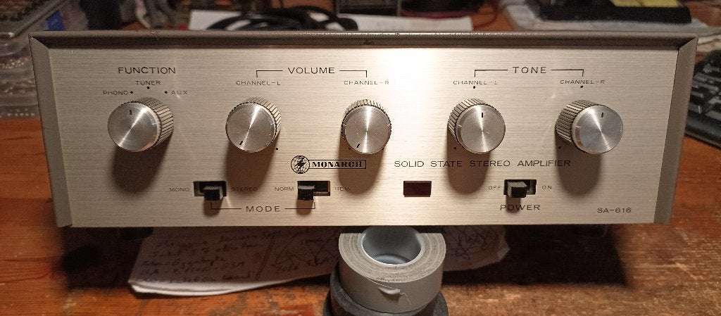 Ampli intégré Monarch SA-616, TV, Hi-fi & Vidéo, Amplificateurs & Ampli-syntoniseurs, Reconditionné, Stéréo, Moins de 60 watts