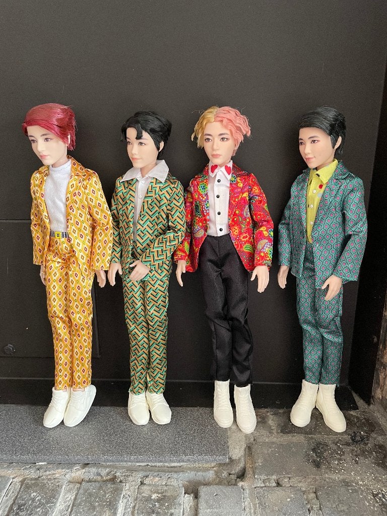 BTS Mattel fashion Dolls set, Enlèvement ou Envoi, Comme neuf, Autres types
