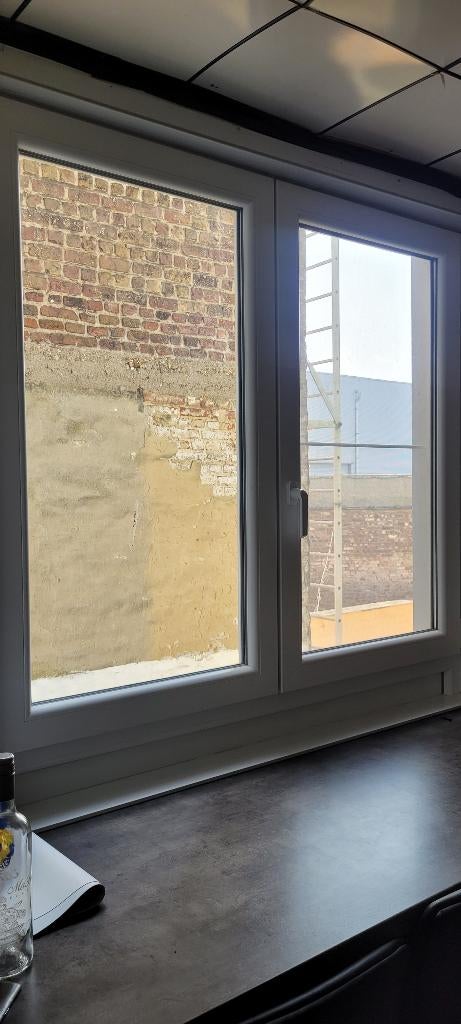 Raam wit pvc, Doe-het-zelf en Bouw, Ophalen, Gevelraam of Ruit, 160 cm of meer, Zo goed als nieuw