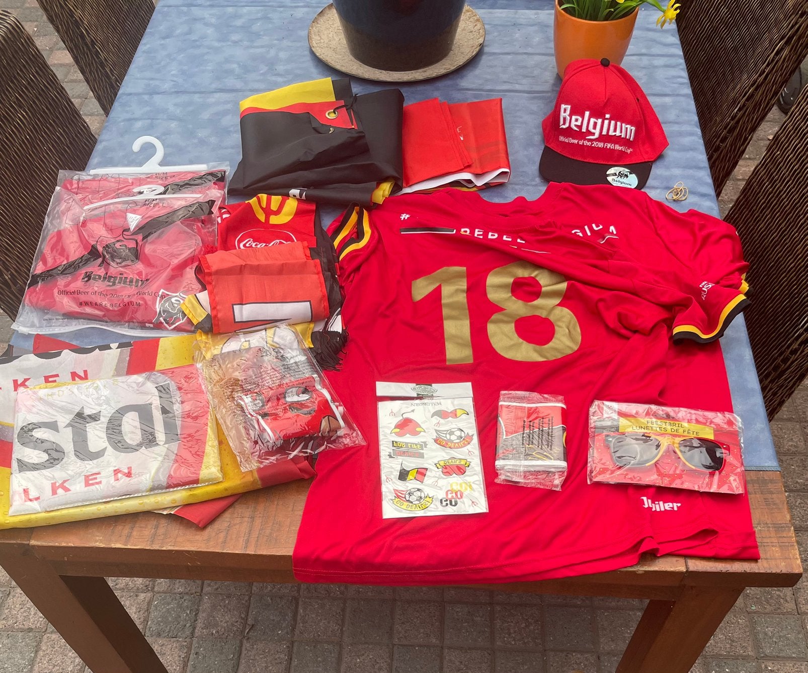 Allerlei belguim football, Hobby en Vrije tijd, Ophalen, Zo goed als nieuw