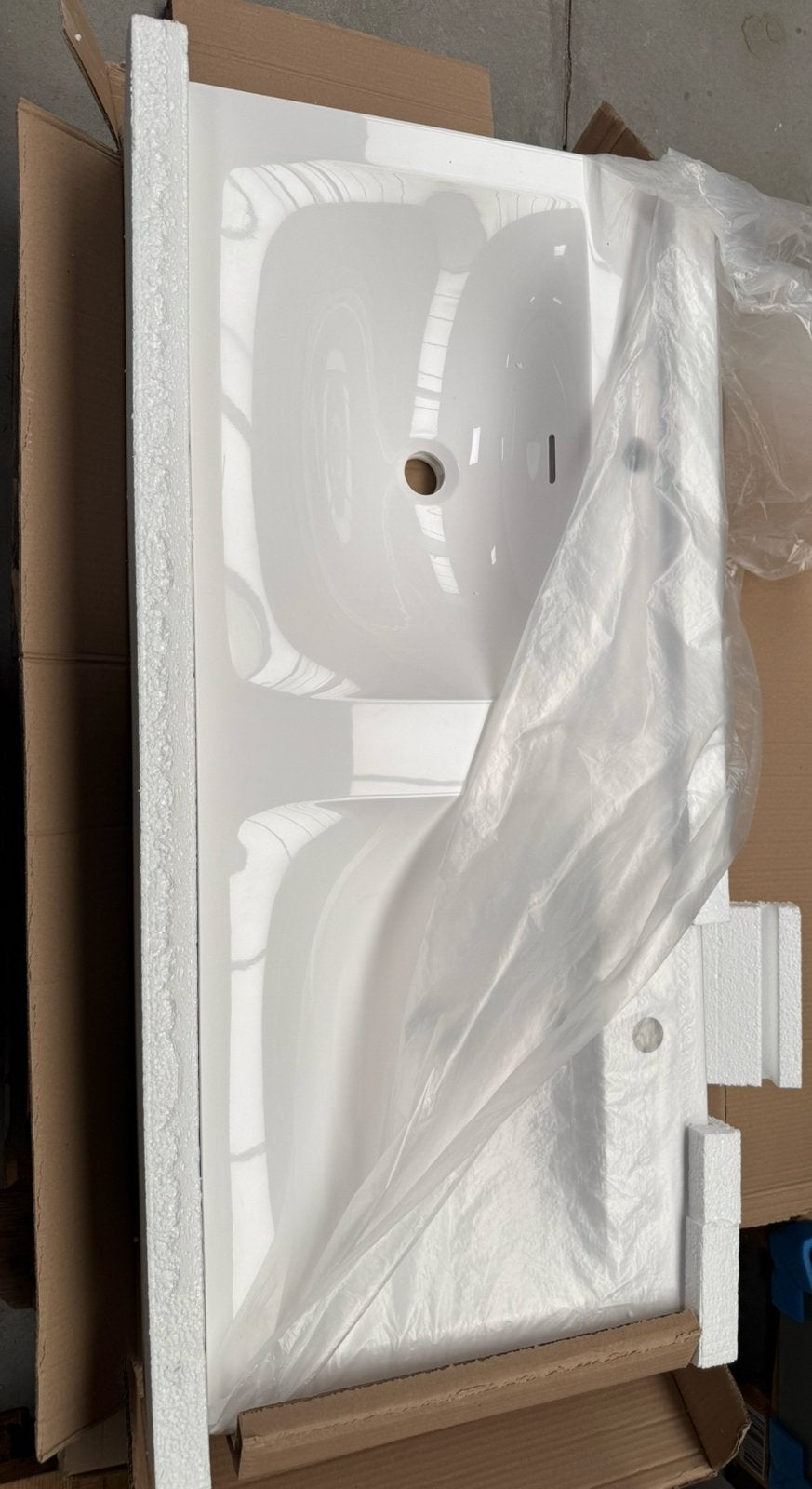 Vasque lavabo double, Enlèvement, Comme neuf, Lavabo