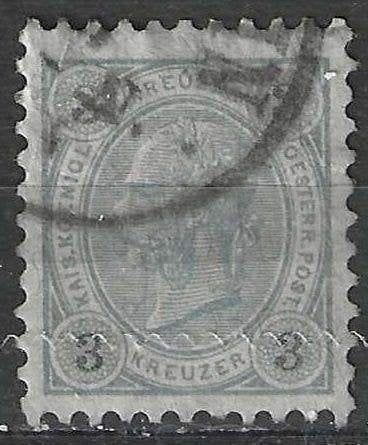 Oostenrijk 1890/1896 - Yvert 48 b - Keizer Frans Jozef (ST), Verzenden, Gestempeld