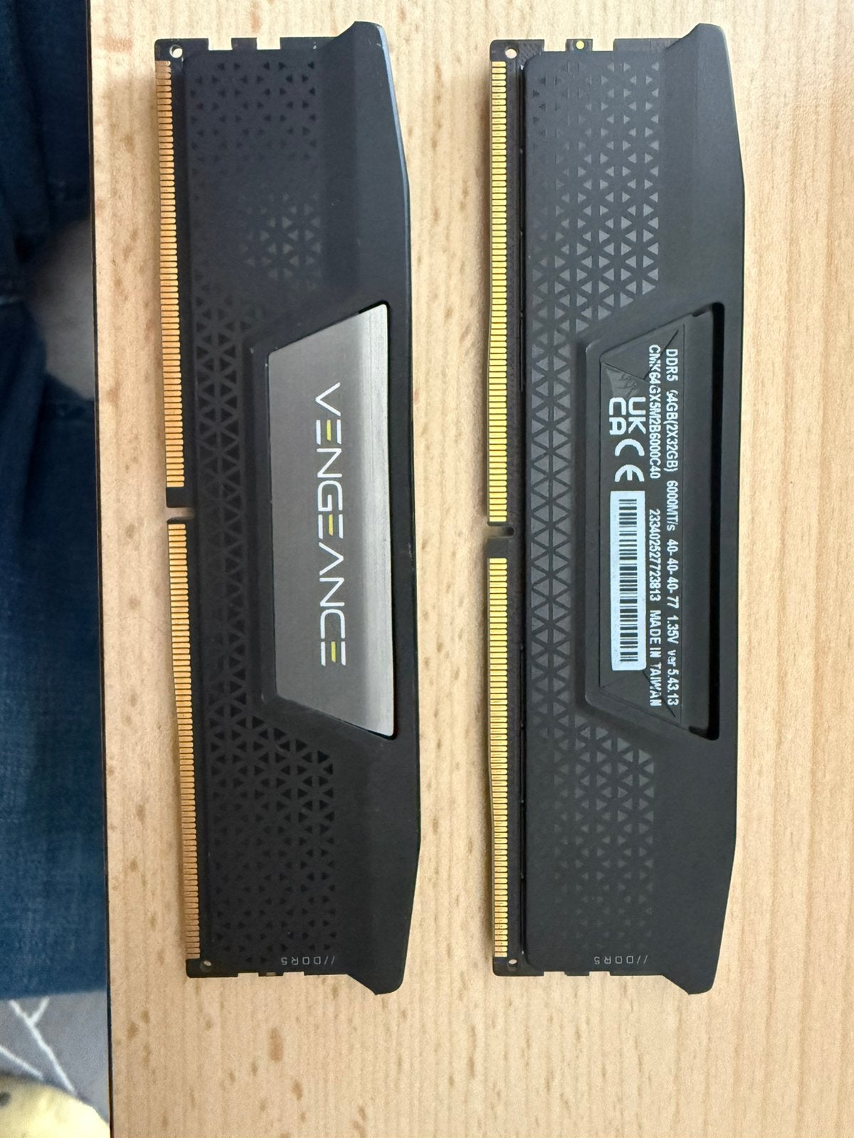 Corsair 64gb ddr5 6000mhz vengeance, Informatique & Logiciels, Mémoire RAM, Enlèvement ou Envoi, Comme neuf, DDR5