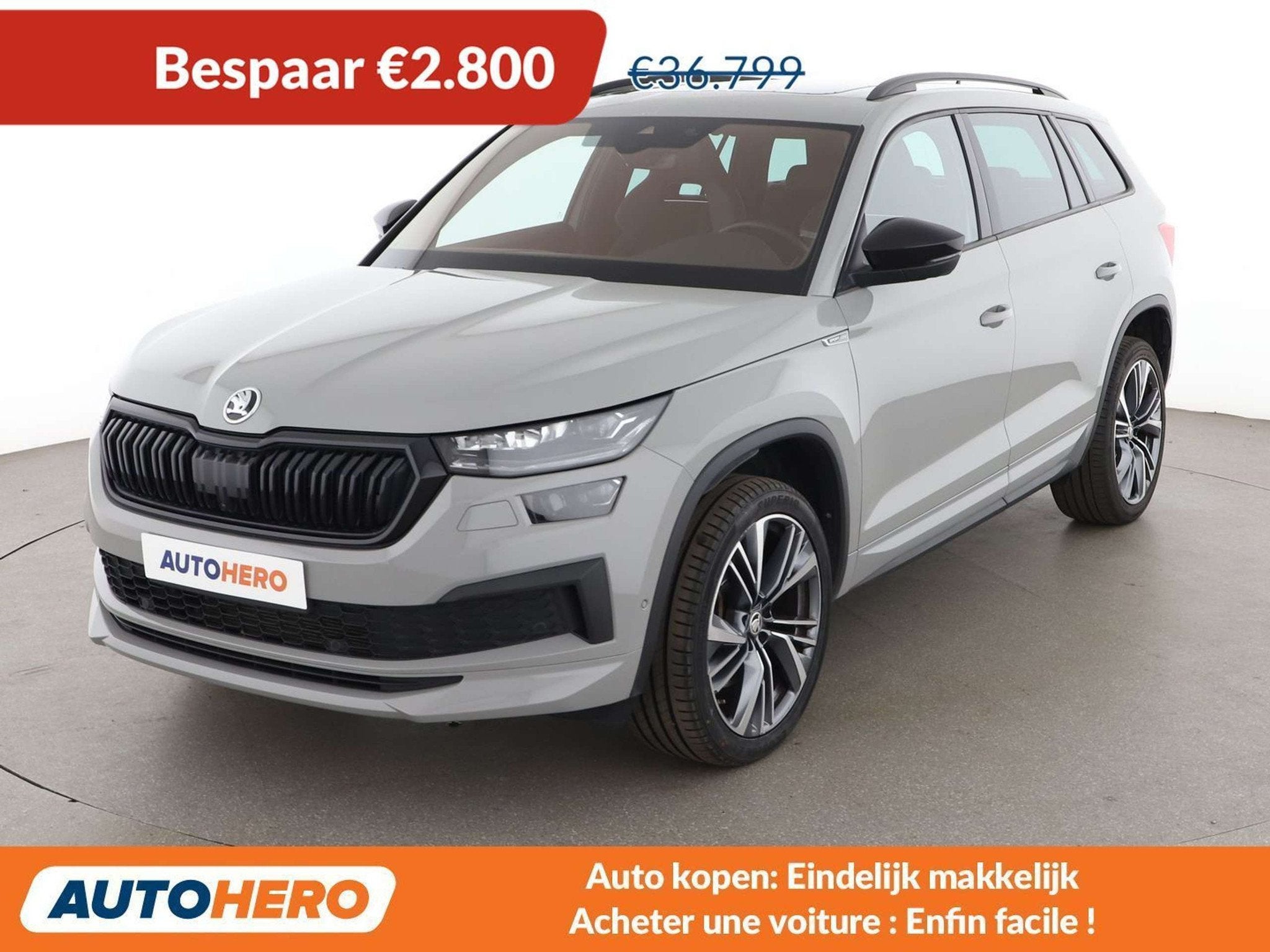 Skoda Kodiaq 2.0 TSI Sportline 4x4 (bj 2023, automaat), Auto's, Automaat, Gebruikt, 1984 cc, https://public.car-pass.be/vhr/d80932a8-8c2d-4d11-8f2c-192220fb402a