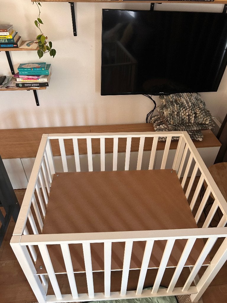 Quax babypark wit, Kinderen en Baby's, Ophalen, Gebruikt, Rechthoekig, In hoogte verstelbaar