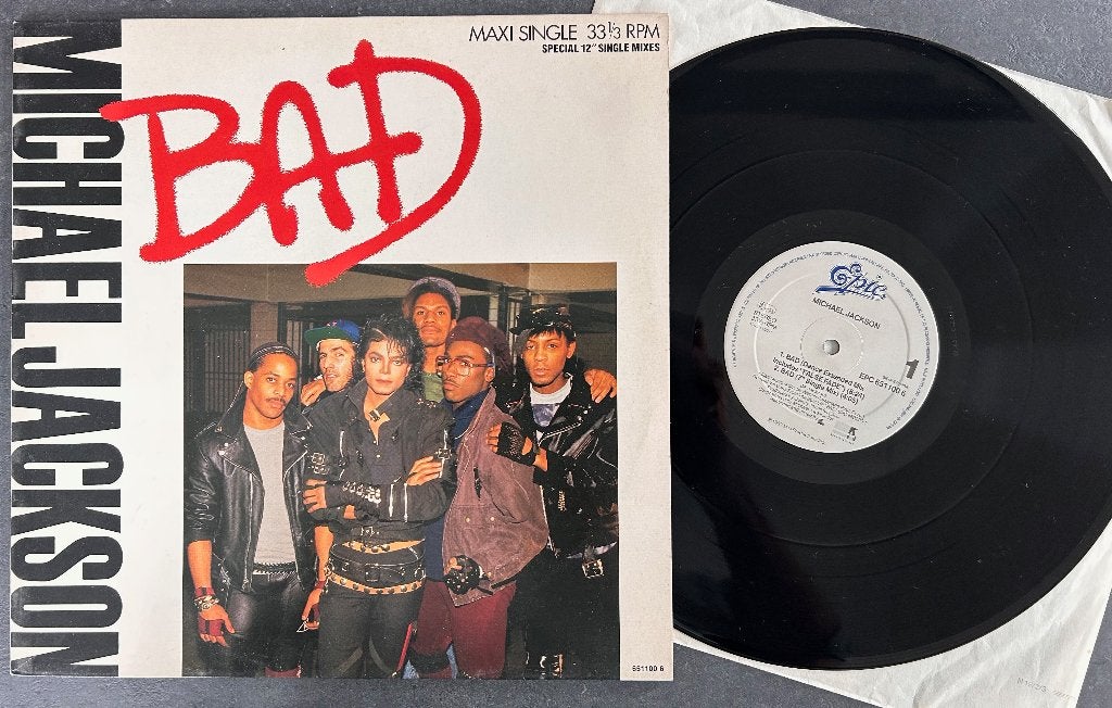 MICHAEL JACKSON - Bad (12#; 5 versions différentes), Envoi, Comme neuf, 12 pouces, Pop