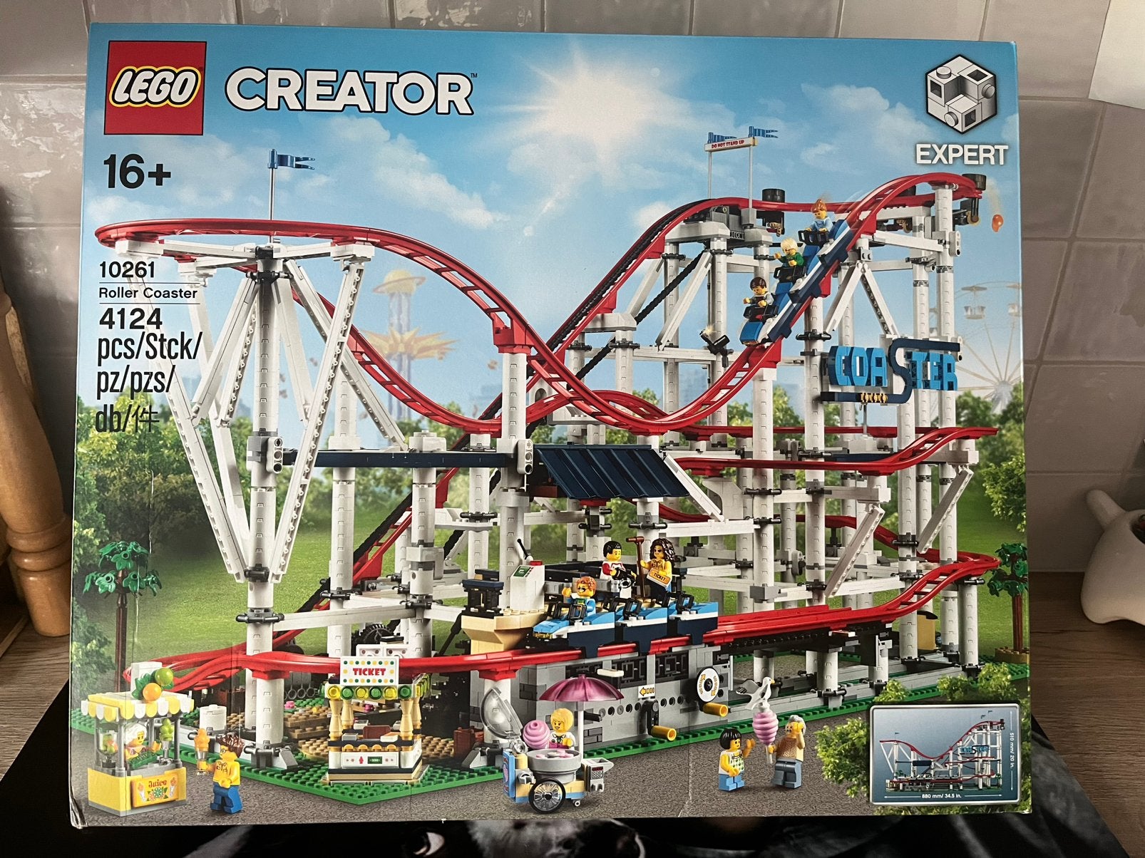 Lego 10261 Roller Coaster, Kinderen en Baby's, Lego, Nieuw, Ophalen of Verzenden, Compleet