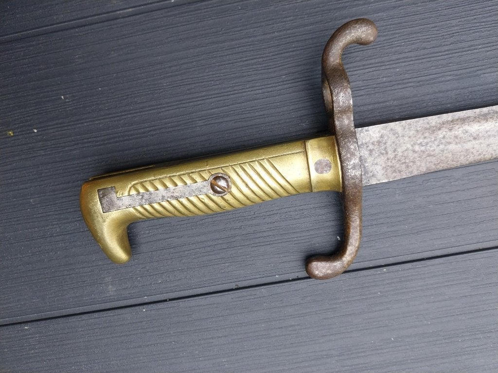 Bajonet voor Mauser 1871 „Simson”, Ophalen of Verzenden, Landmacht, Mes of Dolk