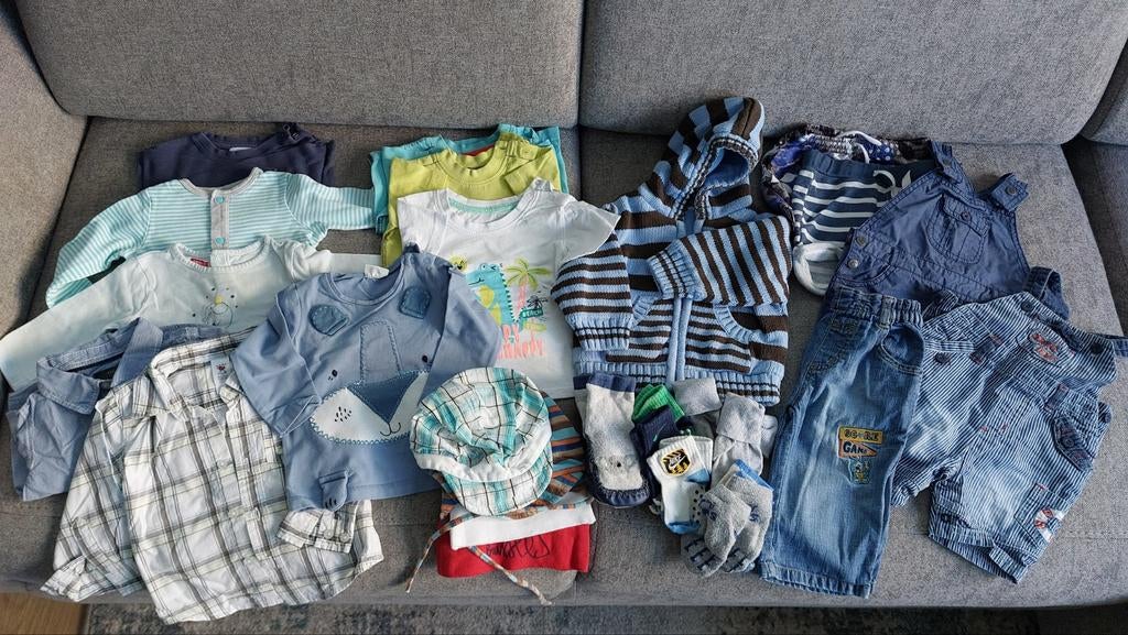 Babykleding voor jongens maat 62-68, Ophalen, Maat 62