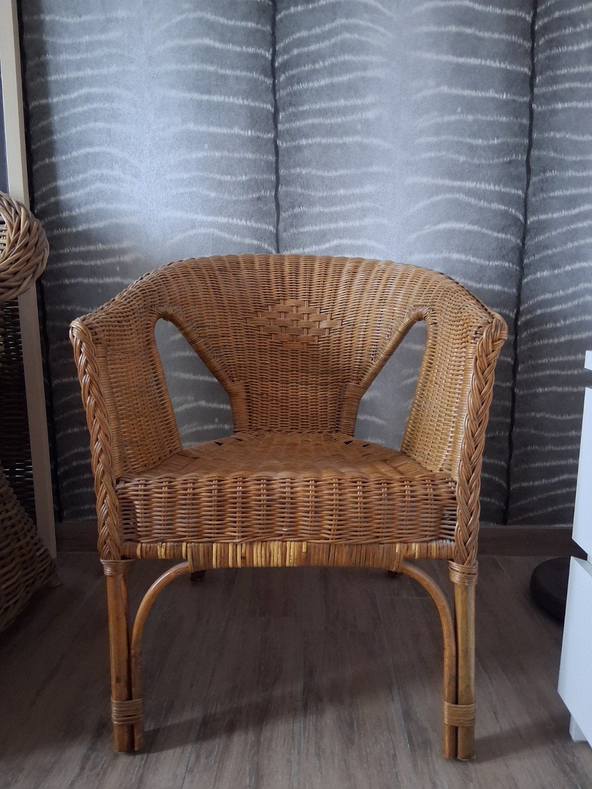 Rieten stoel, Huis en Inrichting, Stoelen, Ophalen, Gebruikt