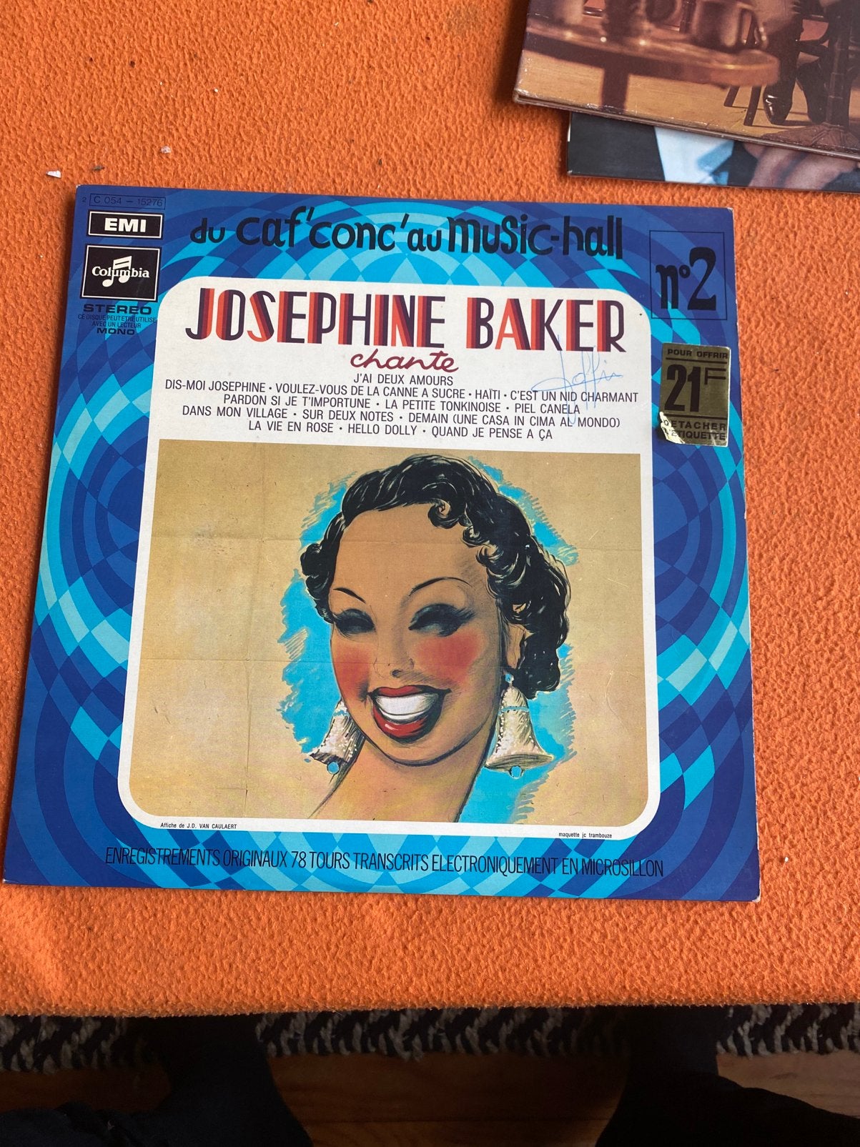 Josephine Baker, CD & DVD, Vinyles | Autres Vinyles, Enlèvement ou Envoi, Comme neuf