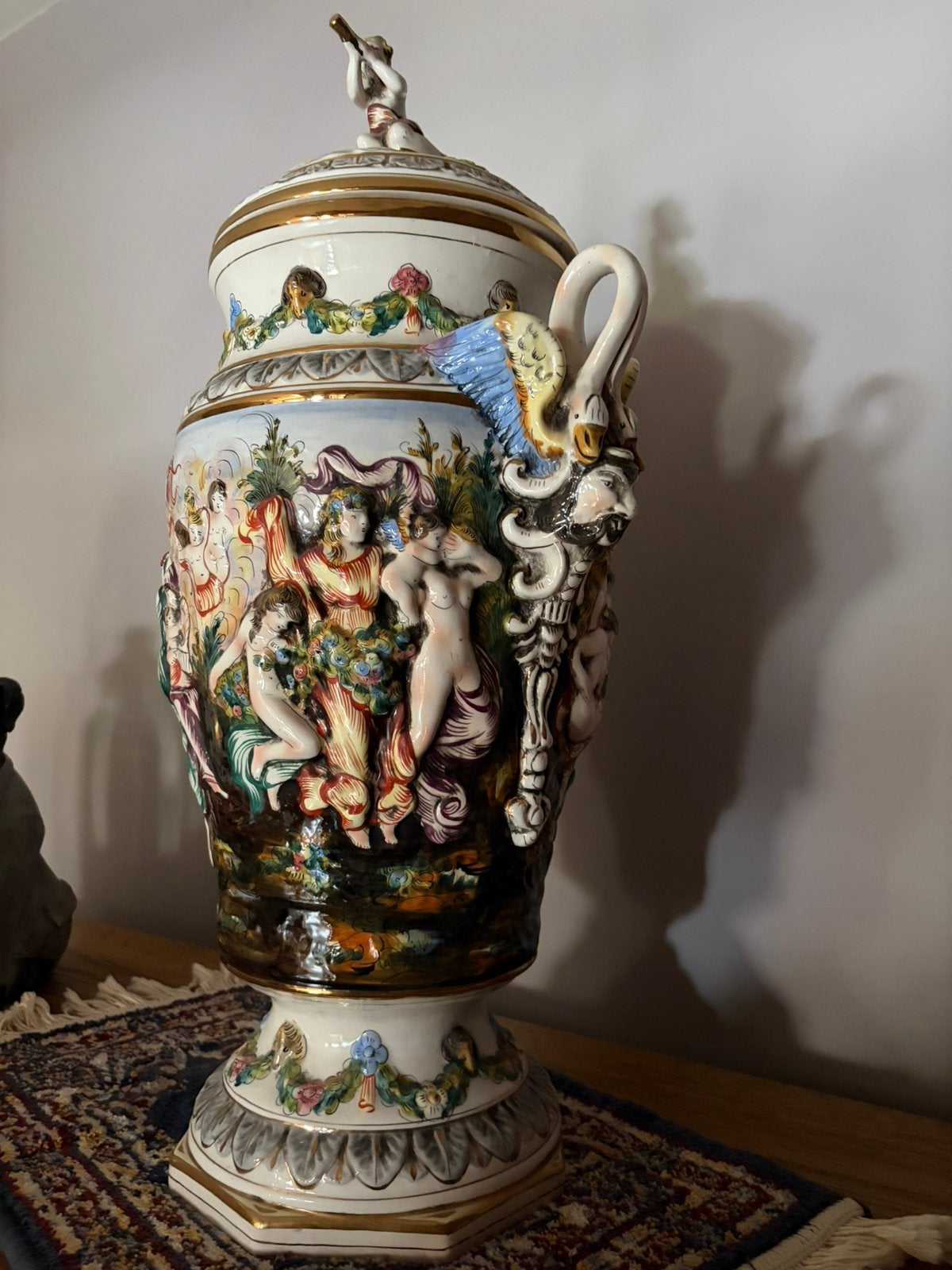 Magnifique Capodimonte <Bernini>XXL - 70 cm - 100 % intact !, Enlèvement